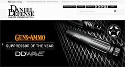 Desktop Screenshot of danieldefense.com